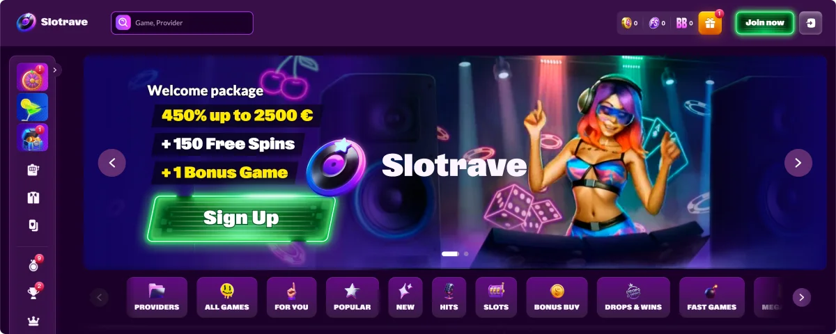 Slotrave Winning Casino